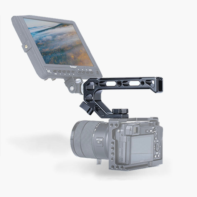 UURIG Universal DSLR Camera Top Handle Cold Shoe Adapter Mount for LED Light Microphone