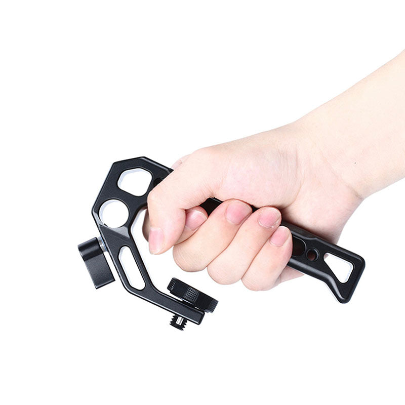 UURIG Universal DSLR Camera Top Handle Cold Shoe Adapter Mount for LED Light Microphone