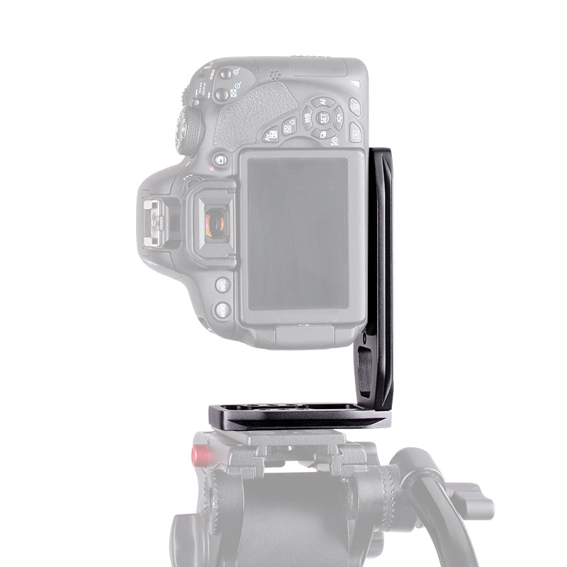 Uniqkart Vertical Shooting Quick Release L Plate Mount Bracket for DSLR Camera Camcorder Hand-held Stabilizer