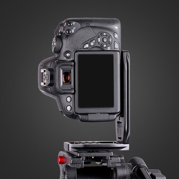 Uniqkart Vertical Shooting Quick Release L Plate Mount Bracket for DSLR Camera Camcorder Hand-held Stabilizer