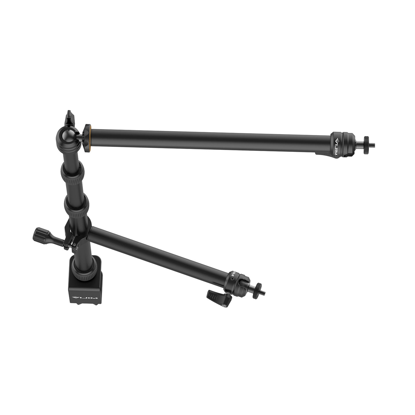 Uniqkart VIJIM LS11 Telescopic C-clamp Mount Table Bracket with 360 Degrees Ball Head Ring Light Holder