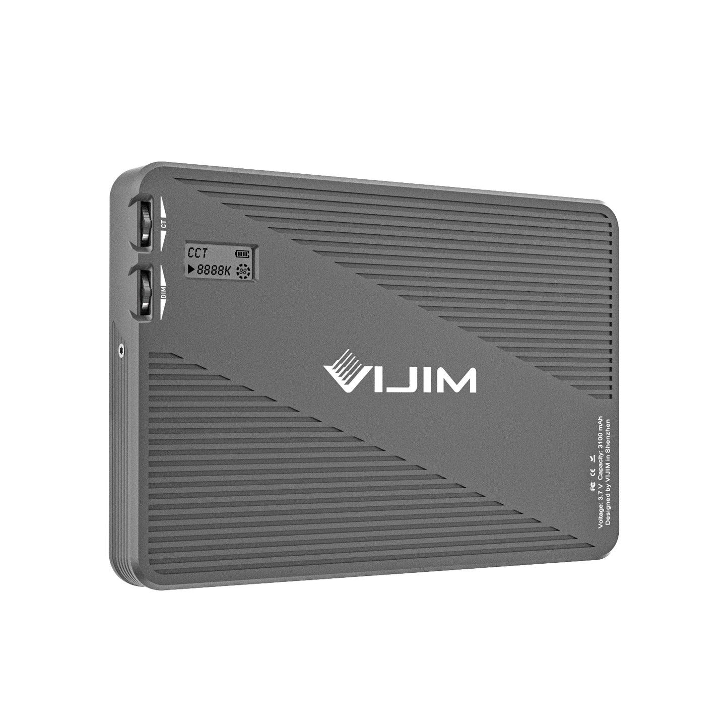 Uniqkart VIJIM VL108 LED Photography Light 3200K-5500K Dimmable Panel Lamp Video Vlog Fill Light