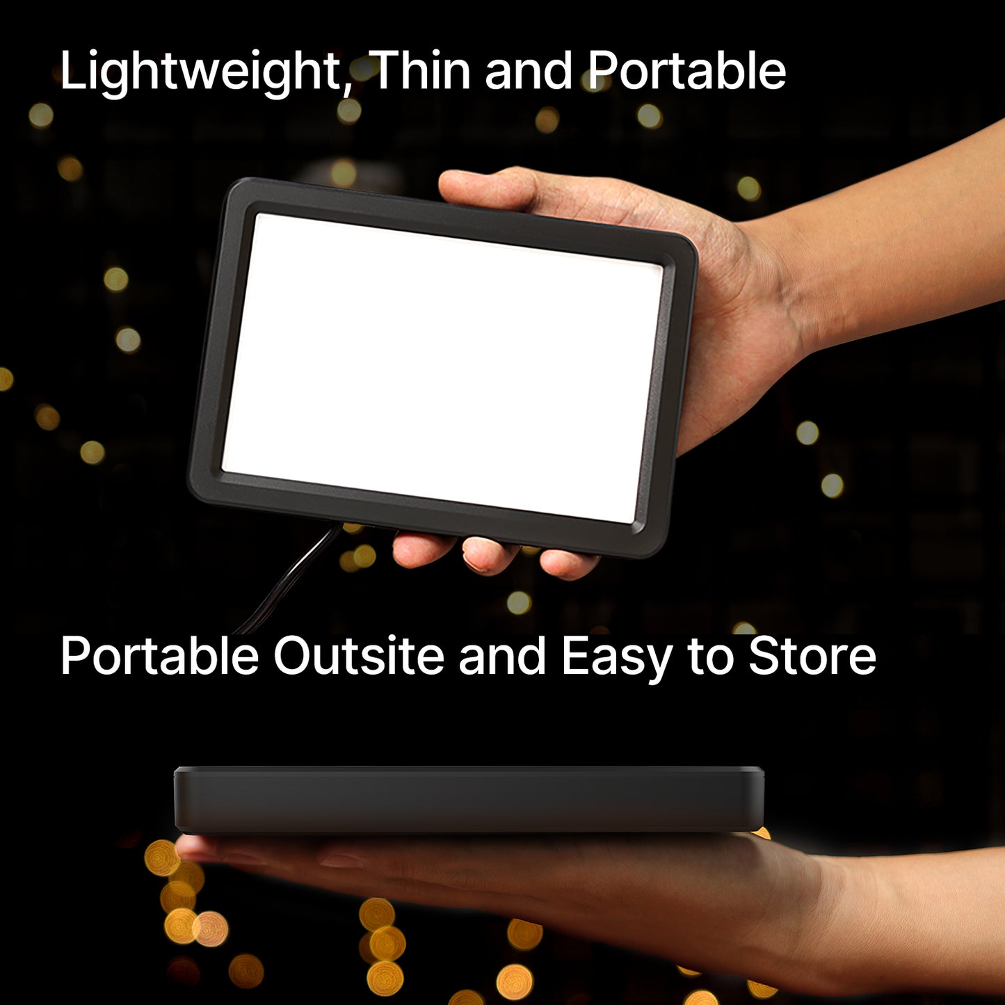 Uniqkart VIJIM VL108C USB LED Photography Light 3200K-6500K Dimmable Lamp Video Vlog Fill Light