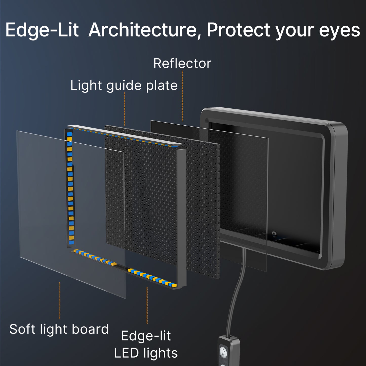 Uniqkart VIJIM VL108C USB LED Photography Light 3200K-6500K Dimmable Lamp Video Vlog Fill Light