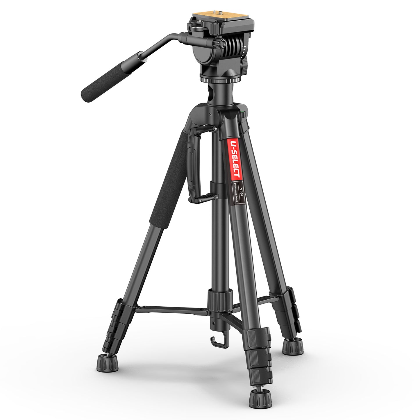 ULANZI U-SELECT VT-02 Aluminum Alloy Center Column Fixed Structure Professional Tripod Ball Head Lightweight 3KG Load-Bearing Panorama Shooting Tripod for Shooting Photography
