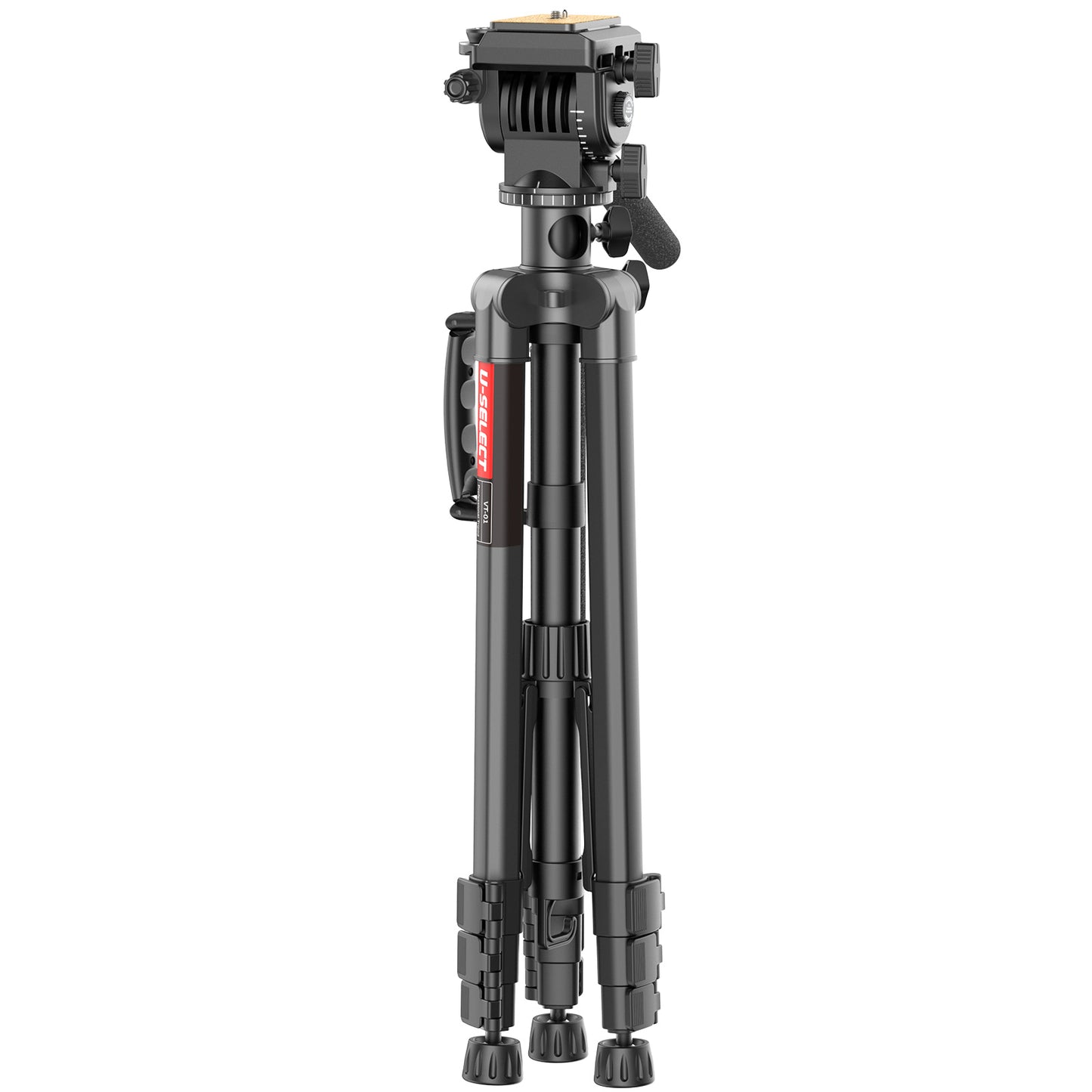 ULANZI U-SELECT VT-02 Aluminum Alloy Center Column Fixed Structure Professional Tripod Ball Head Lightweight 3KG Load-Bearing Panorama Shooting Tripod for Shooting Photography