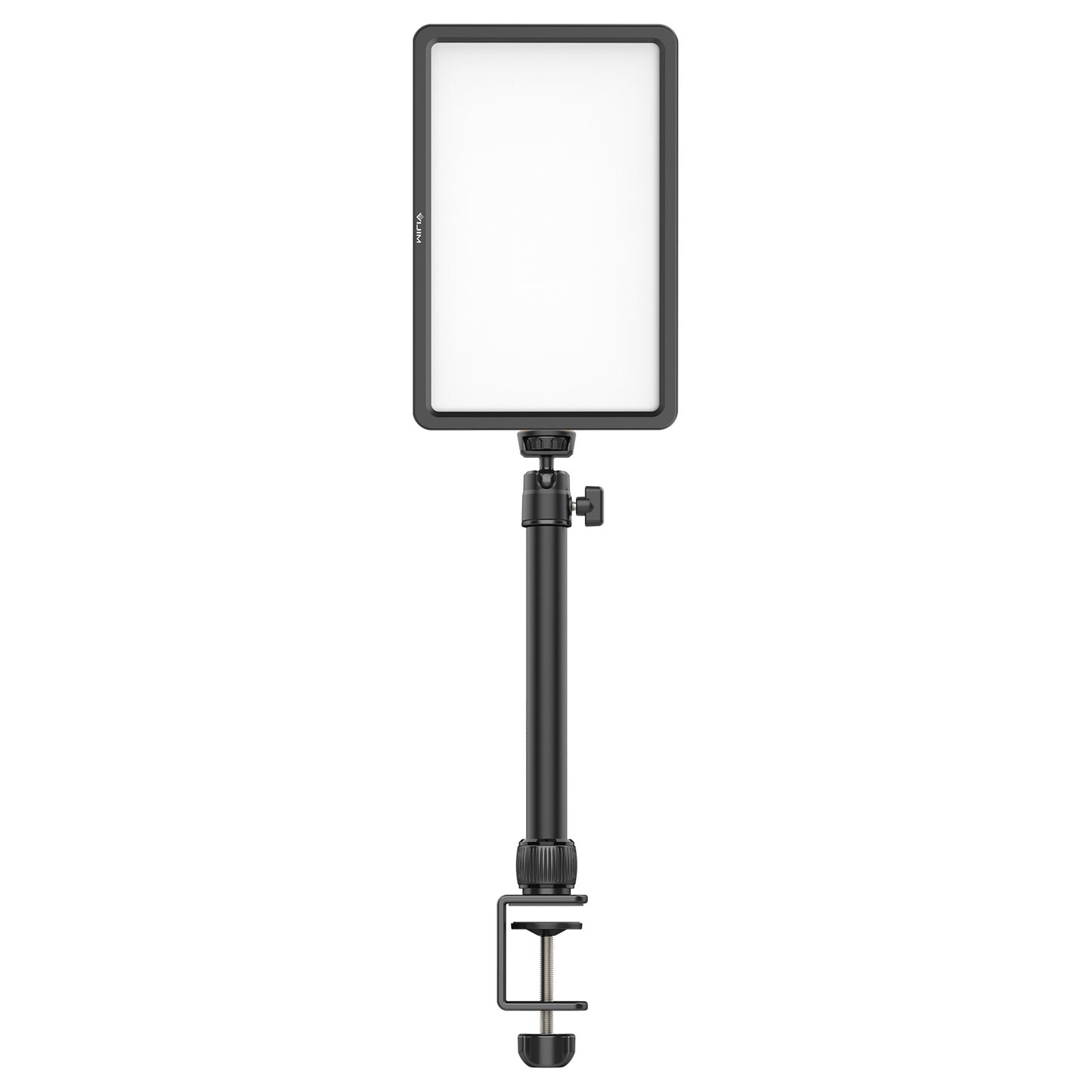 Uniqkart VIJIM K12 for Live Stream Photo Studio LED Video Light Panel with C-clamp Table Mount Stand and Remote Control Photography Lighting