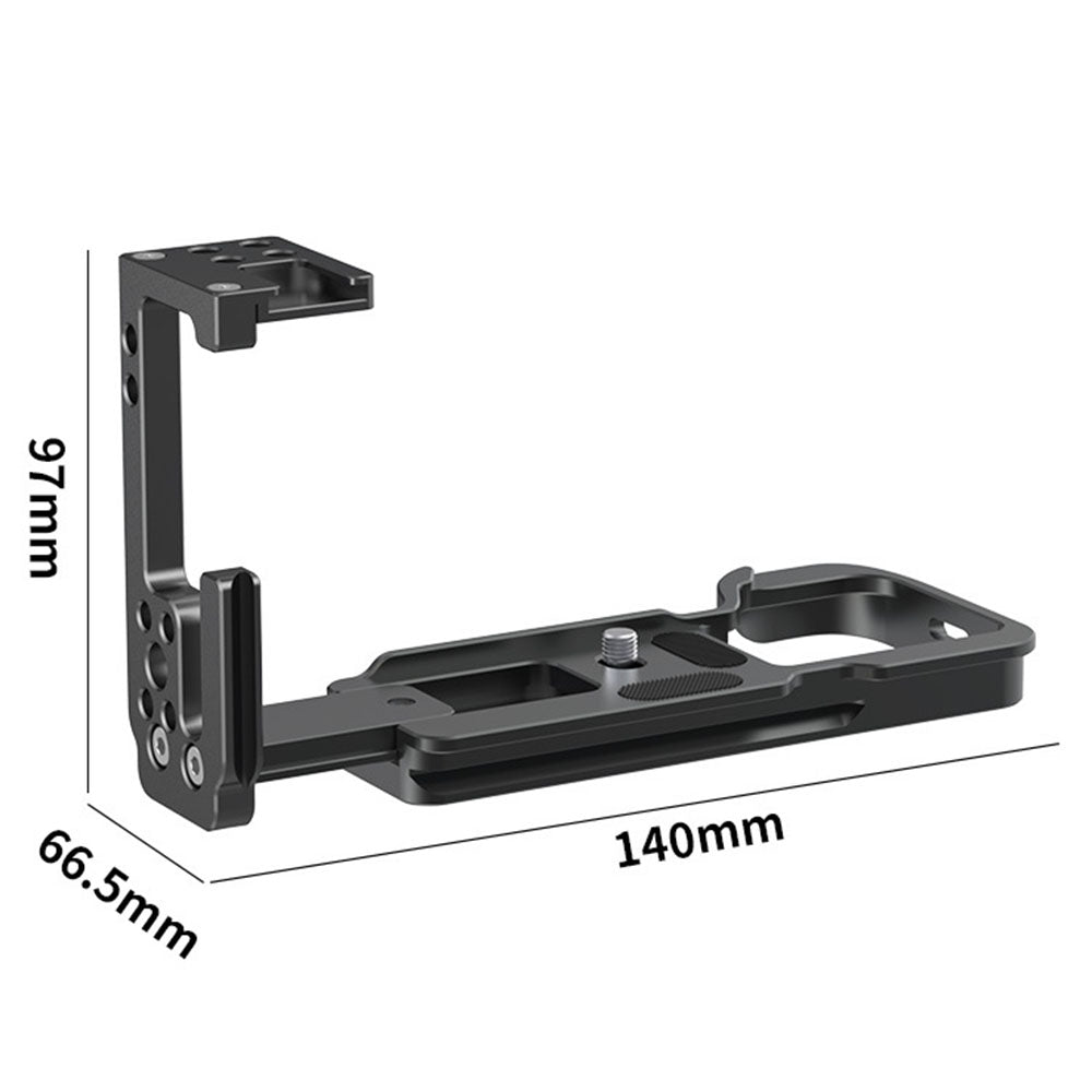 Uniqkart JN-037 L-shape Bracket for Sony A7M4 Quick Release Plate Tripod Head Vertical Horizontal Switching Camera Accessories