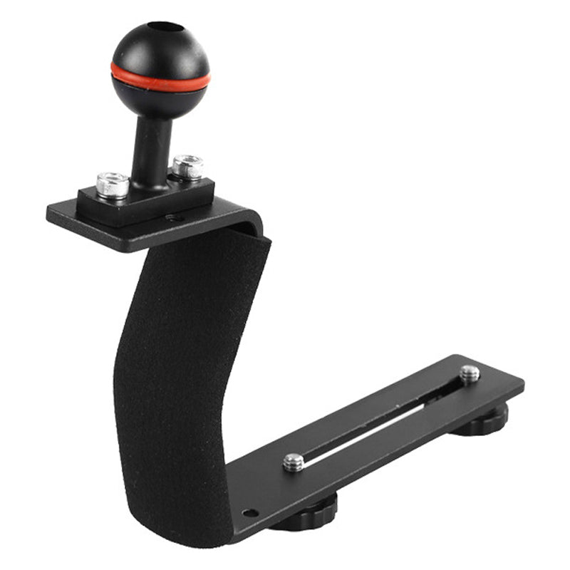 Uniqkart PY-094 SLR Digital Camera Holder Universal Z-shaped Diving Photography Video Recording Camera Mount Stand