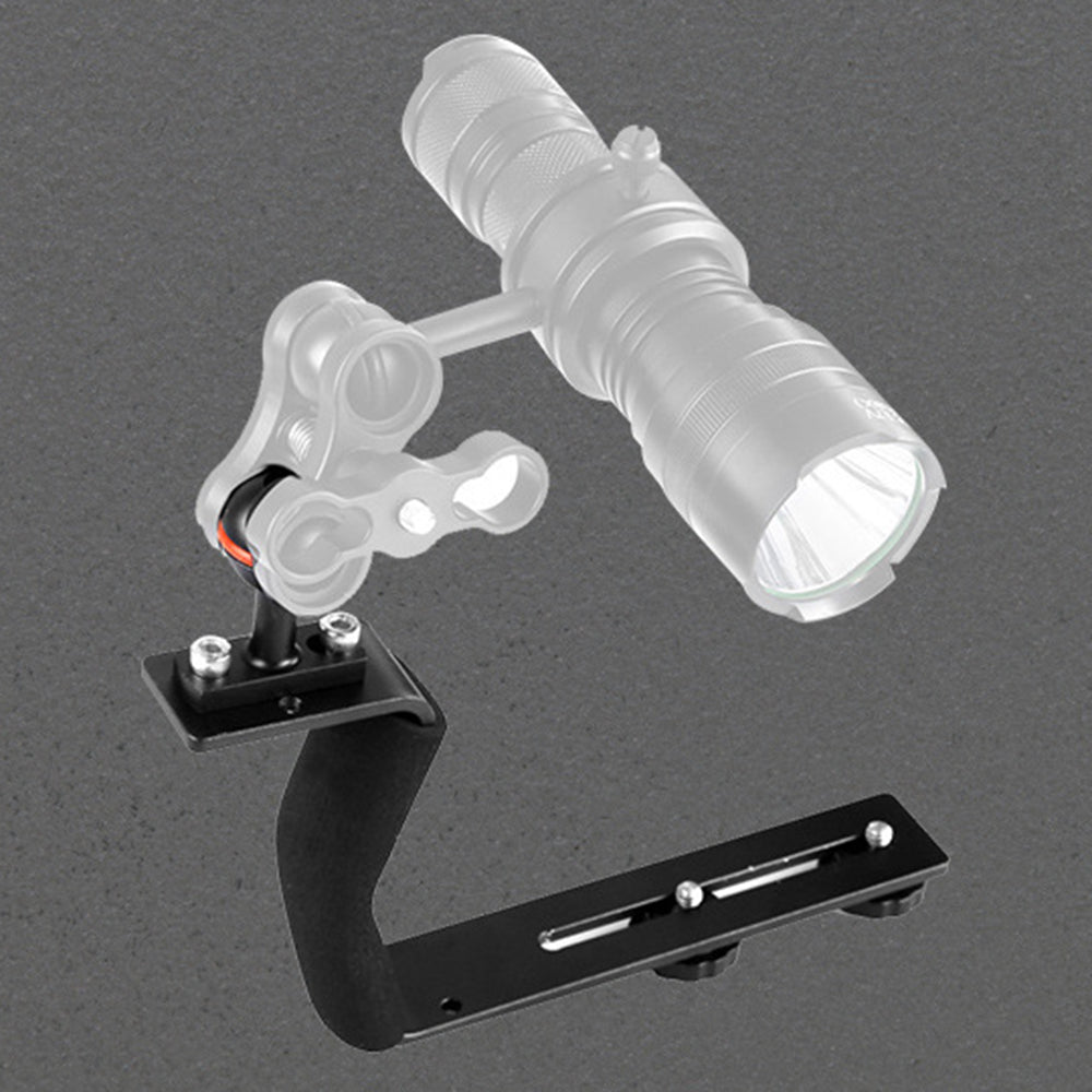 Uniqkart PY-094 SLR Digital Camera Holder Universal Z-shaped Diving Photography Video Recording Camera Mount Stand