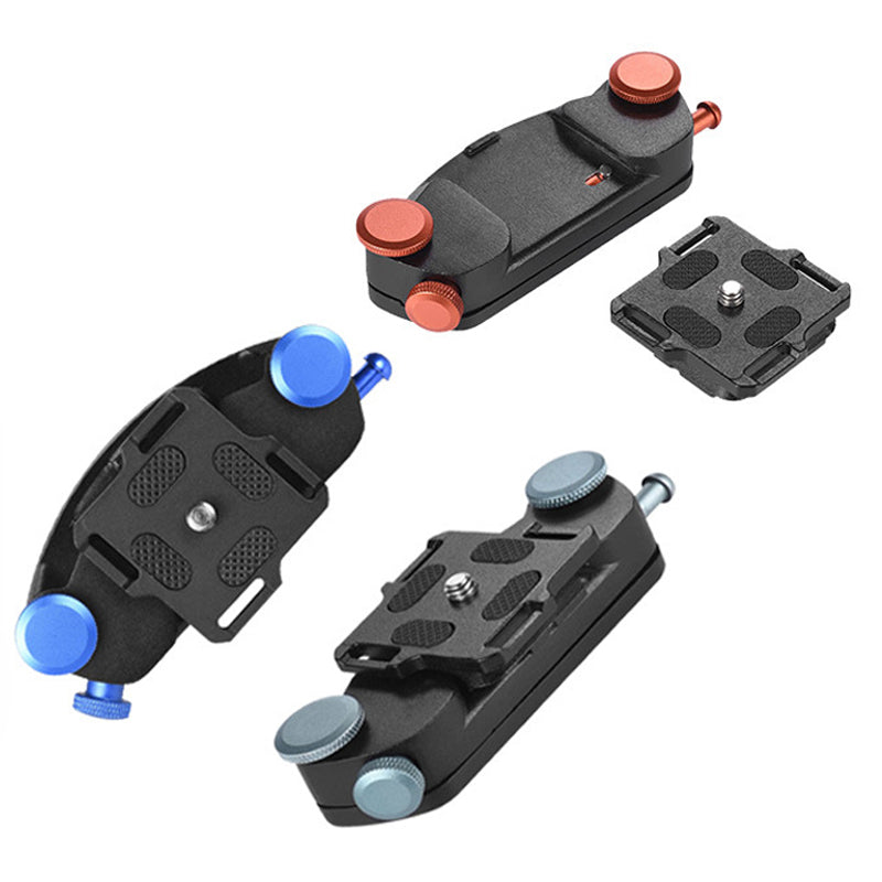 Uniqkart PY-081 for GoPro SLR Camera Belt Clip Backpack Shoulder Strap Hanger - Grey