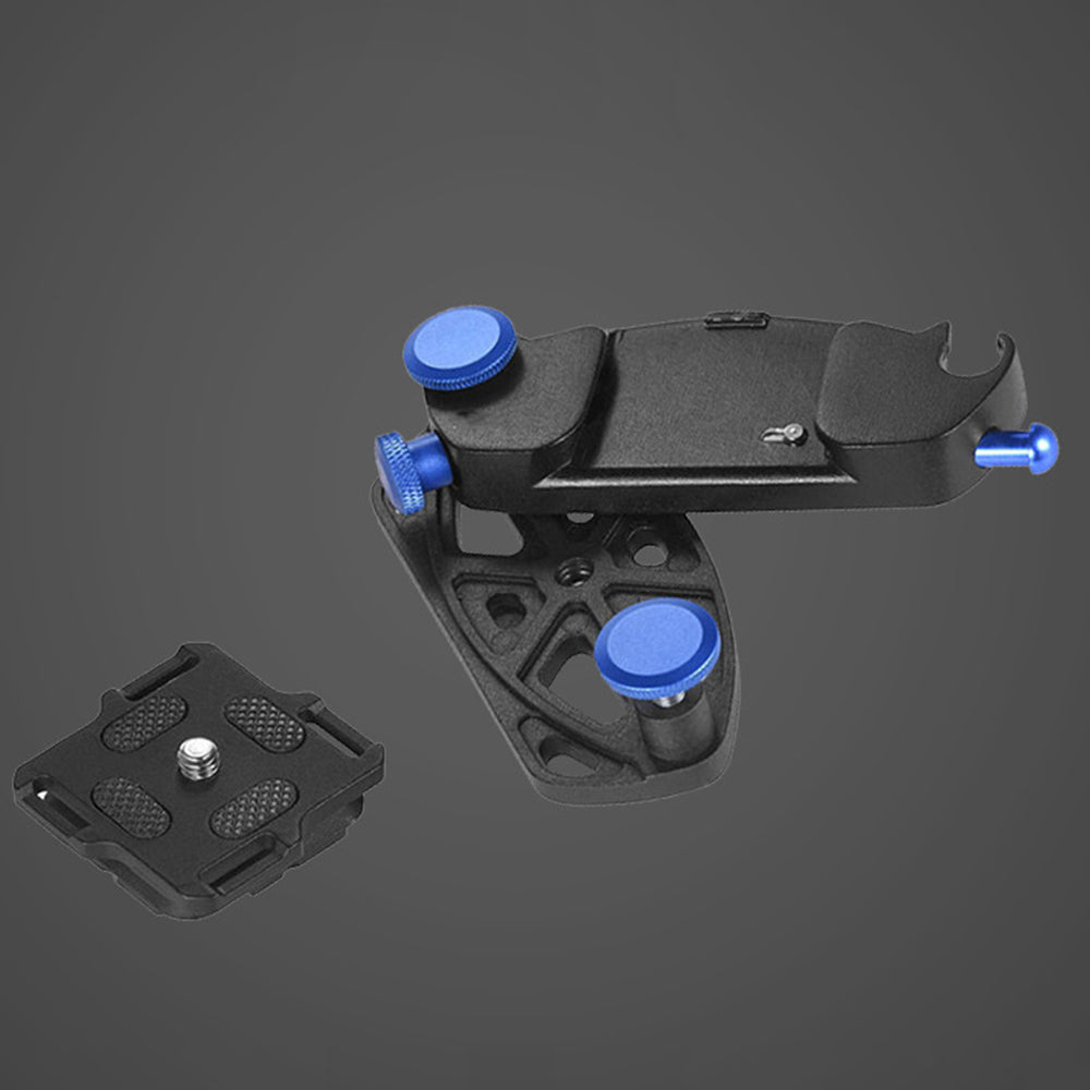 Uniqkart PY-081 for GoPro SLR Camera Belt Clip Backpack Shoulder Strap Hanger - Red