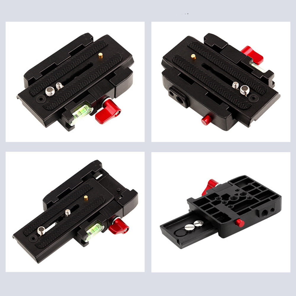 Uniqkart PY-079 for Manfrotto 577/500/701 Camera Aluminum Alloy Quick Release Plate Clamp Adapter Mount Accessory