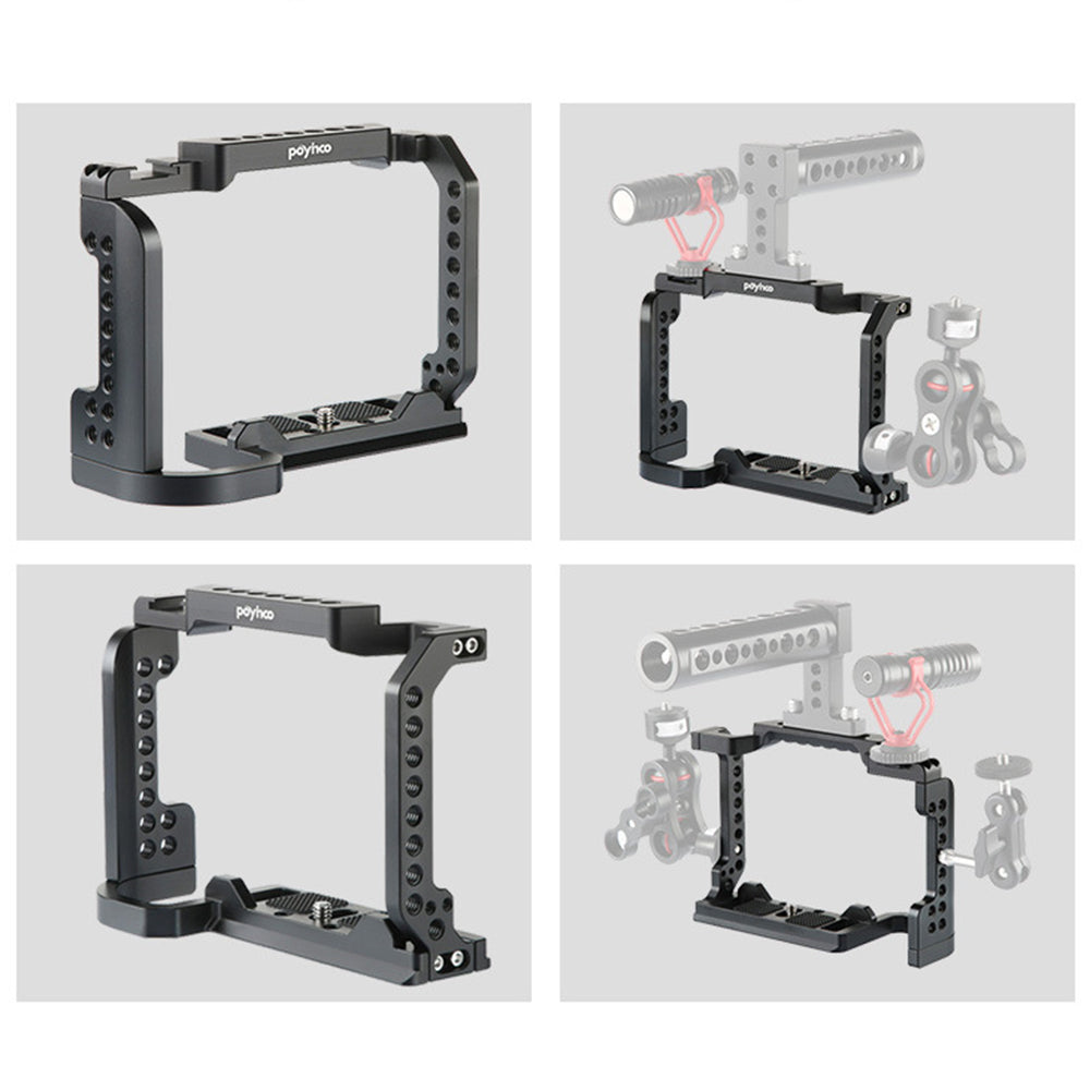 POYINCO PY-009 for Nikon Z6/Z7 SLR Camera Protective Cage Aluminum Alloy Expansion Frame