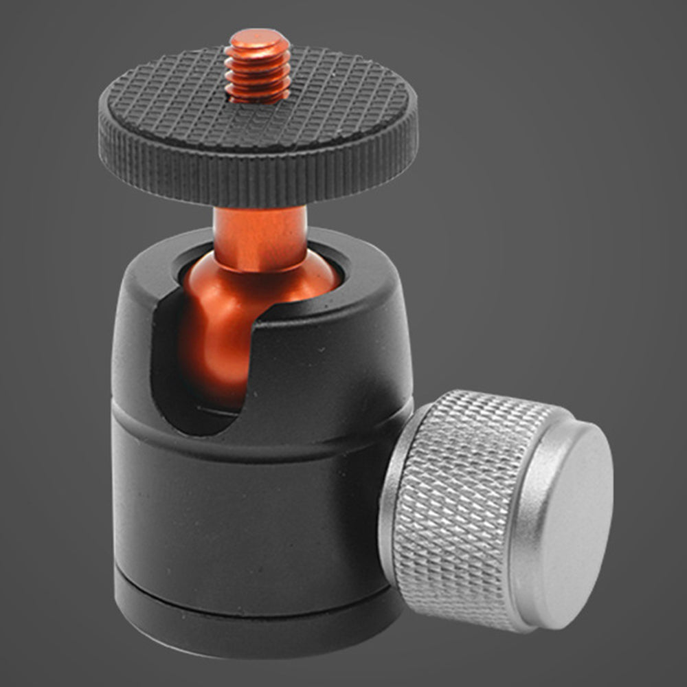 Uniqkart PY-103 360 Degrees Rotating 1/4 Screw Interface Aluminum Alloy SLR Camera Ball Head Gimbal Bracket