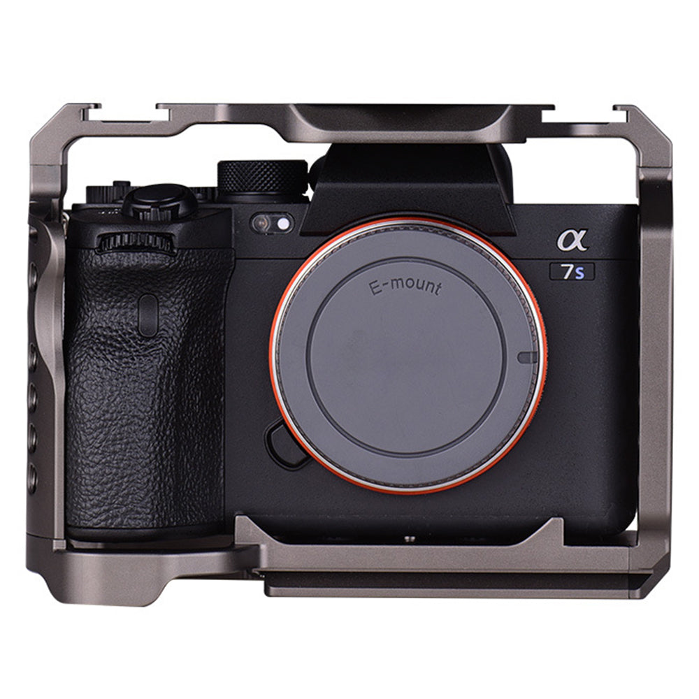Uniqkart JN-013 for Sony A7S3 Camera Aluminum Alloy Cage Frame Case Photography Accessory