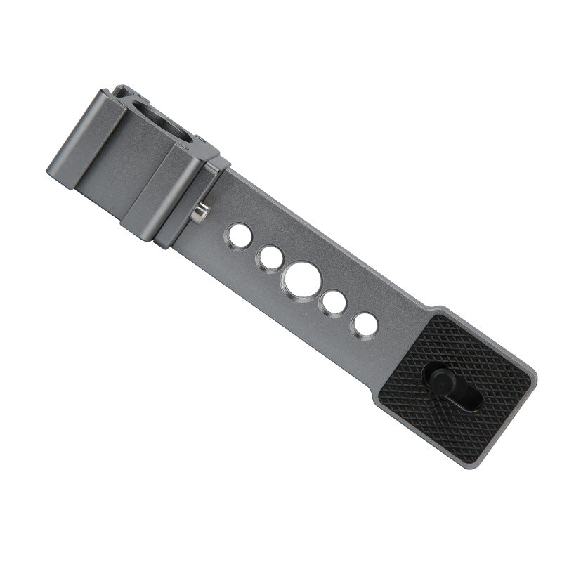 Uniqkart JN-031 Three-Head Cold Shoe Mount Bracket Aluminum Alloy Camera Expansion Base
