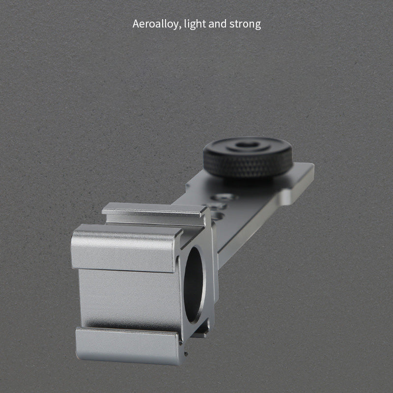 Uniqkart JN-031 Three-Head Cold Shoe Mount Bracket Aluminum Alloy Camera Expansion Base