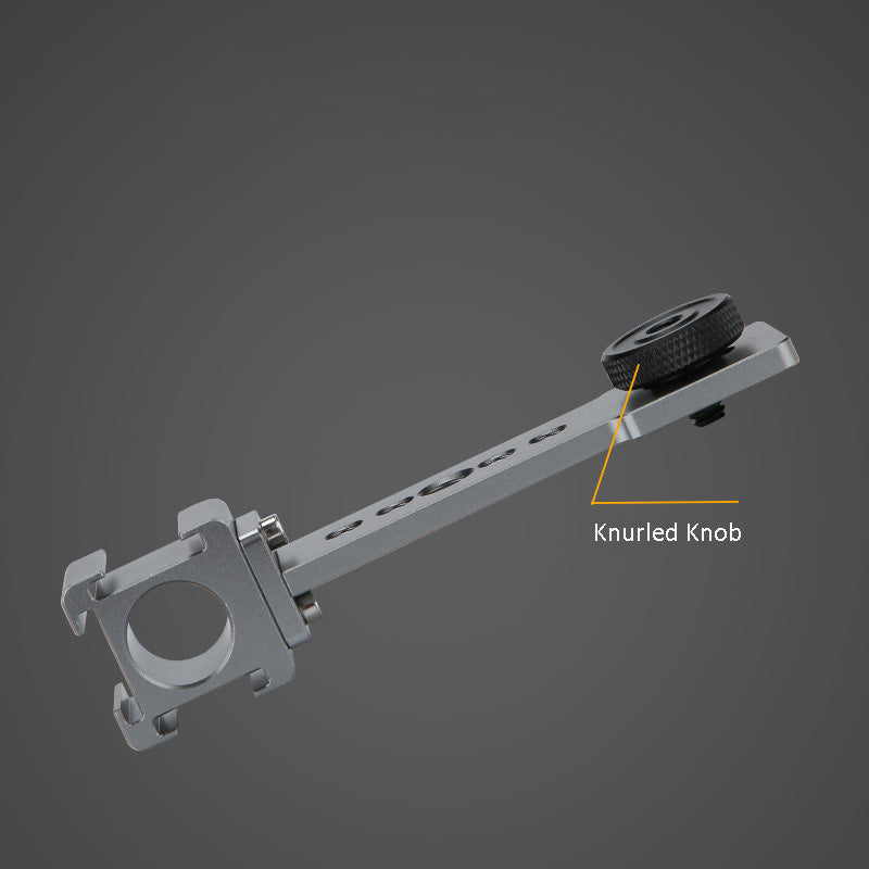 Uniqkart JN-031 Three-Head Cold Shoe Mount Bracket Aluminum Alloy Camera Expansion Base