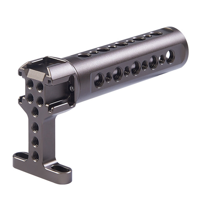 Uniqkart JN-011 Universal Three-Head Cold Shoe Mount Adapter SLR Camera Top Handle - Antique Bronze