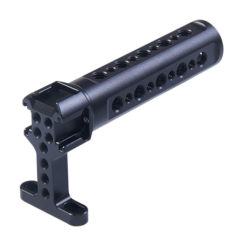 Uniqkart JN-011 Universal Three-Head Cold Shoe Mount Adapter SLR Camera Top Handle - Black