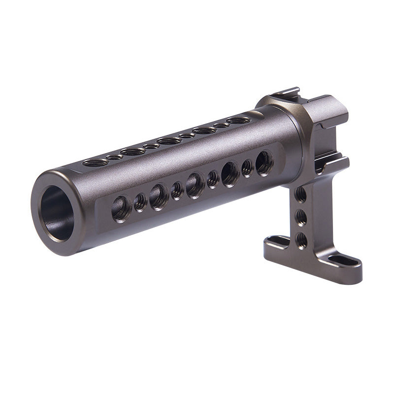 Uniqkart JN-011 Universal Three-Head Cold Shoe Mount Adapter SLR Camera Top Handle - Black