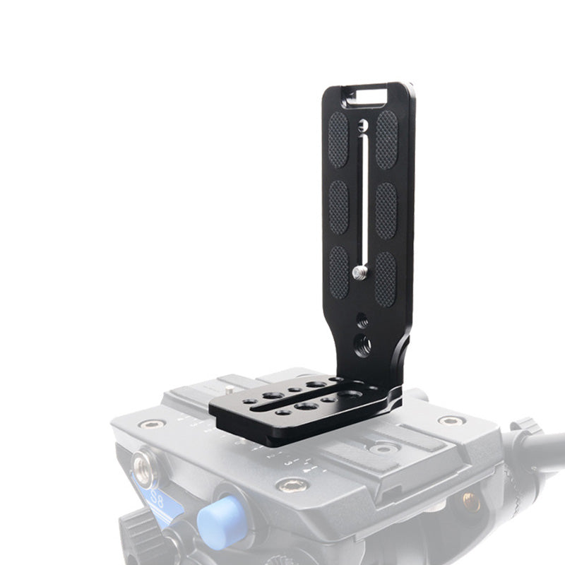 Uniqkart PY-078 Universal Aluminum Alloy Vertical Shooting Quick Release L Plate SLR Camera Accessory