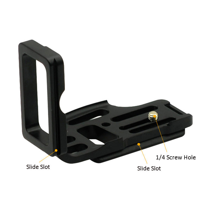 Uniqkart PY-058 for Nikon D800/D810 Camera Vertical Shooting Aluminum Alloy Quick Release L Plate
