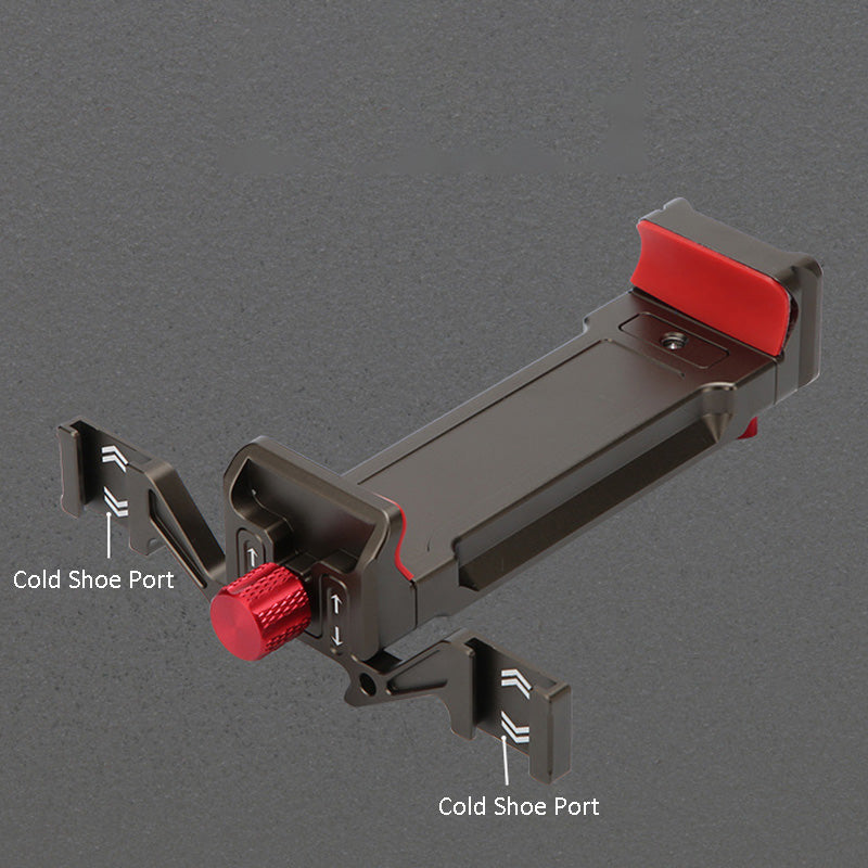 Uniqkart JN-021 Aluminum Alloy Mobile Phone Holder Stretchable Tablet Clamp