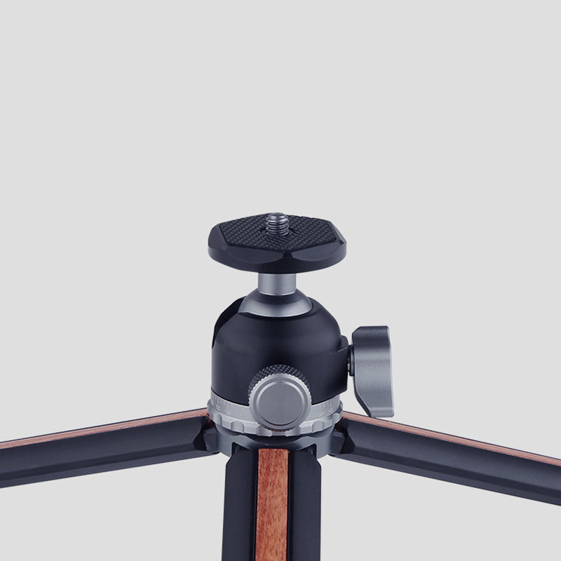 Uniqkart JN-016B 1/4 Screw Interface Camera Metal Ball Shape Gimbal Adapter