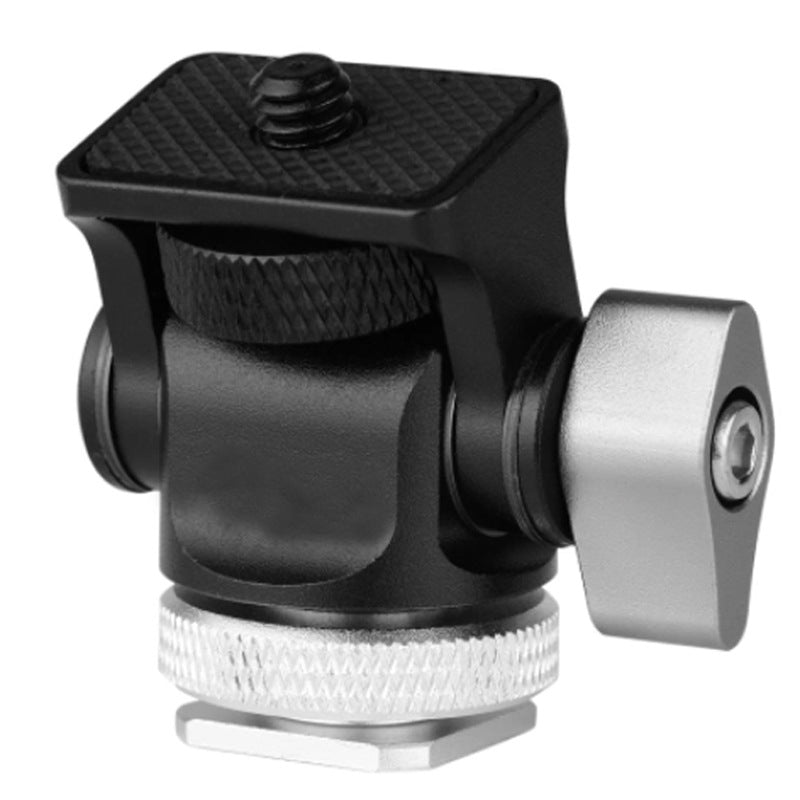 Uniqkart PY-067 Monitor Holder Camera Clamp Swivel and Tilt Monitor Mount Adapter - Silver