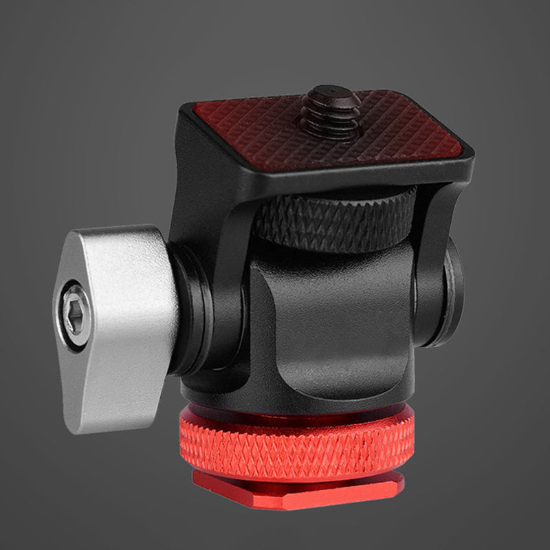 Uniqkart PY-067 Monitor Holder Camera Clamp Swivel and Tilt Monitor Mount Adapter - Red