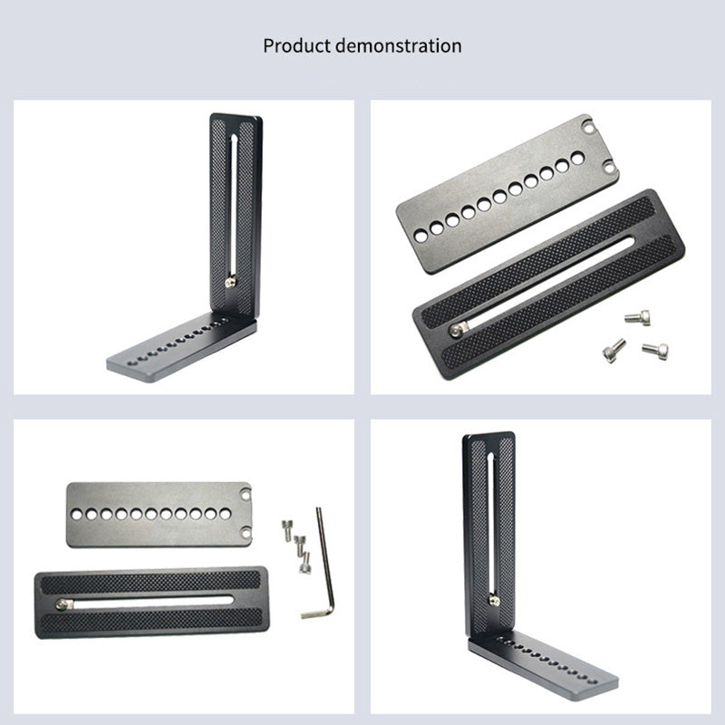 Uniqkart PY-035 Universal SLR Camera Vertical Shooting Quick Release L Plate Mount Bracket