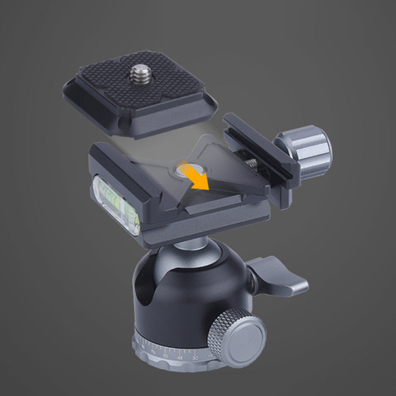 Uniqkart JN-016A SLR Camera Panoramic Ball Head with Quick Release Plate