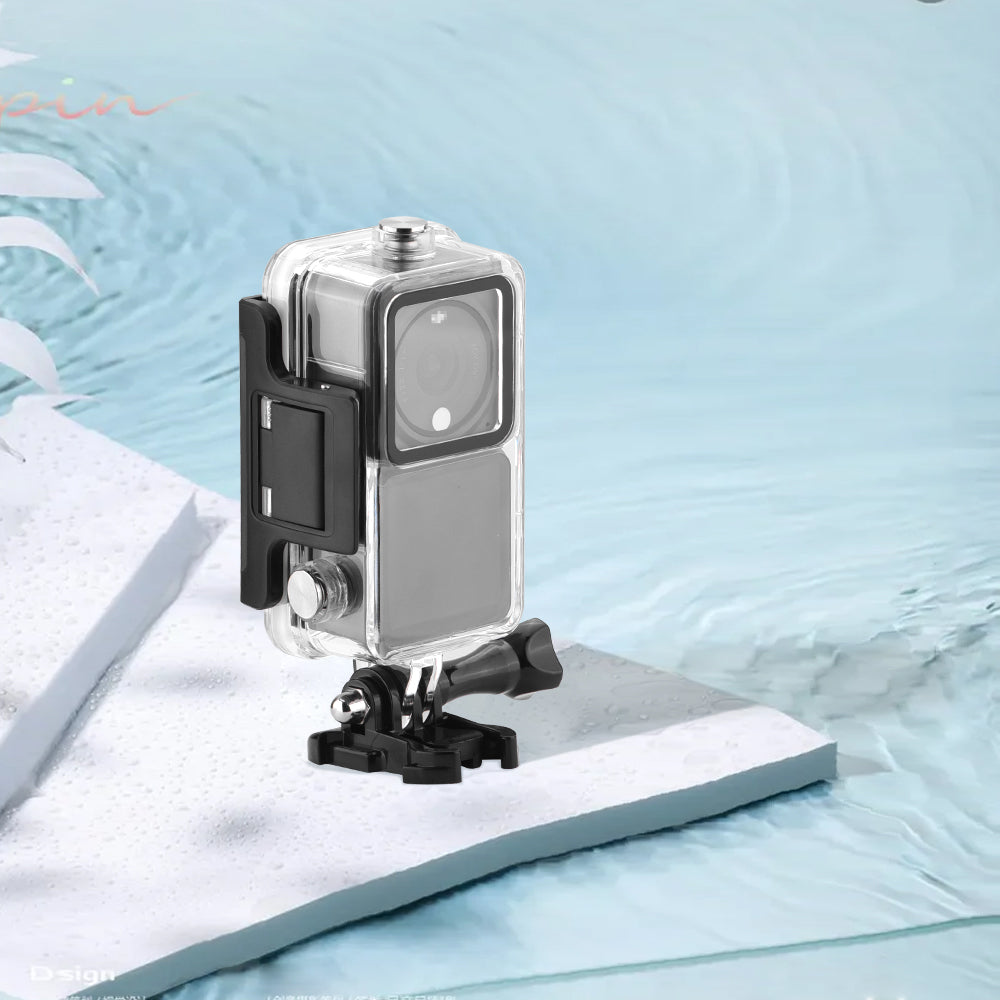 EWB9116 60m Diving Case for DJI Action 2 Waterproof Frame Dual Screen Combo Sports Camera Accessories