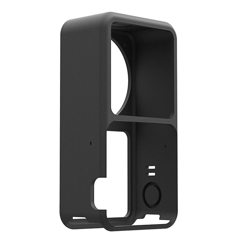 EWB9057 Silicone Camera Sleeve Cam Body Cap Cover Camera Accessories for DJI Action 2 - Black