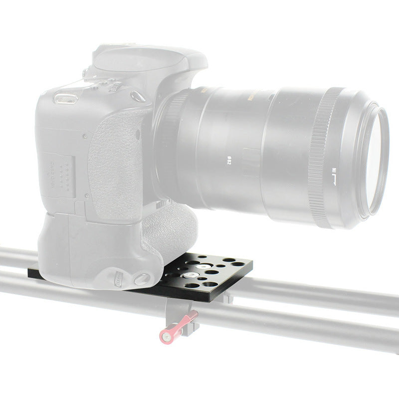 KF33125 SLR Camera Photography Expansion Cheese Plate Mount Board Aluminum Alloy 1/4 3/8 Hole Switching Plate