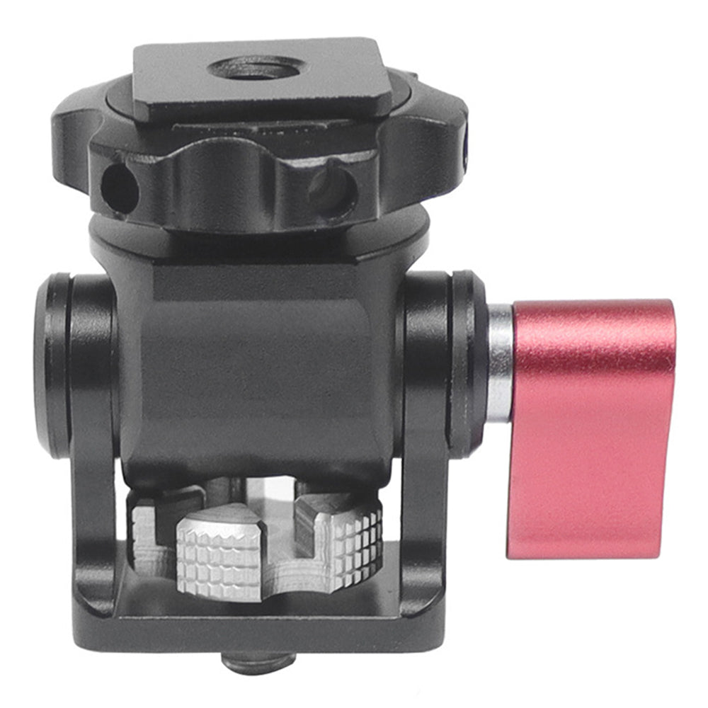 F42458 Camera Hot Shoe SLR Camera Base Gimbal Monitor Expansion Bracket Mount Aluminium Alloy Bracket