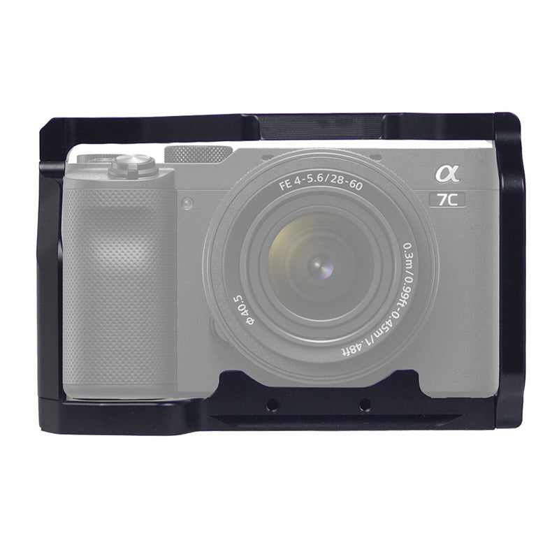 FEICHAO KF44910 for Sony A7C Aluminum Alloy Cage Protective Frame Case SLR Camera Photography Accessory