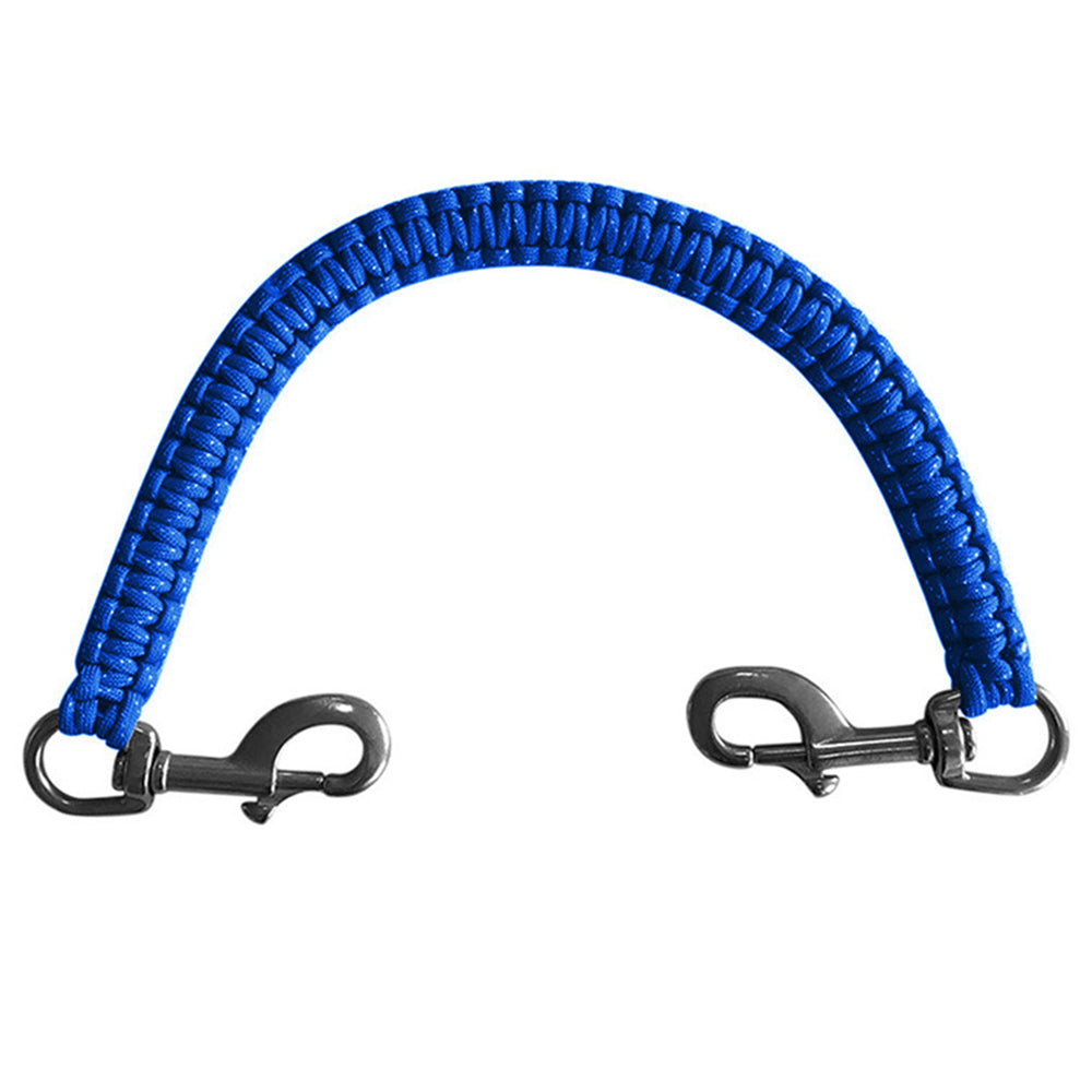 F35427-30 Diving Photography Rope Double Handle Support Belt for Camera Housing Underwater Light Stand - Blue