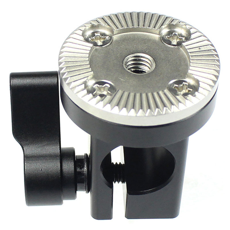 F42588 Arri M6 Thread Adapter with 15mm Rod Clamp Mount Bracket for DSLR Camera Cage Rig Rail Handle Gimbal