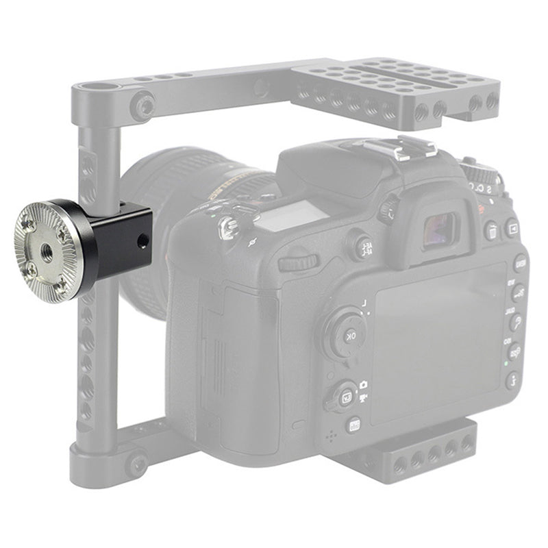 F42588 Arri M6 Thread Adapter with 15mm Rod Clamp Mount Bracket for DSLR Camera Cage Rig Rail Handle Gimbal