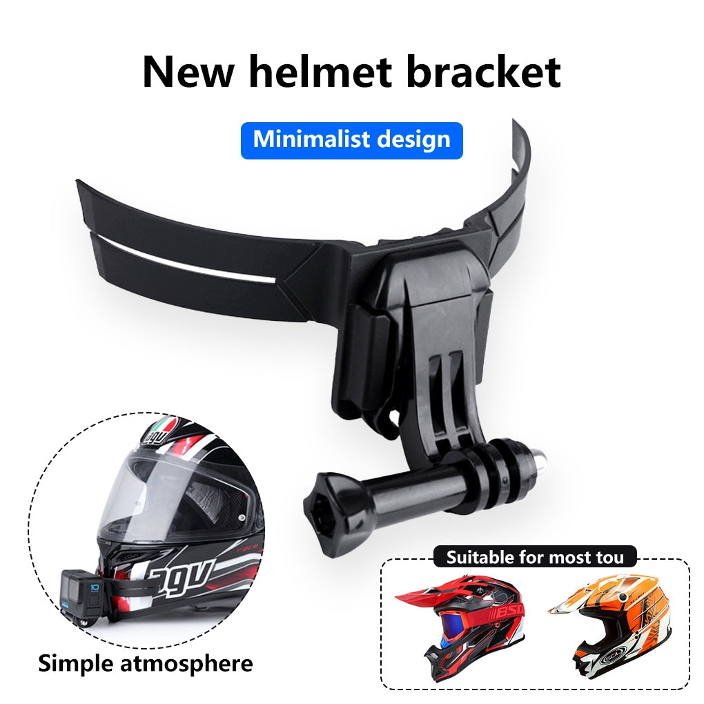 Uniqkart for GoPro 10/9 / Insta360 Action Camera Motorcycle Helmet Chin Strap Mount Holder Support Bracket