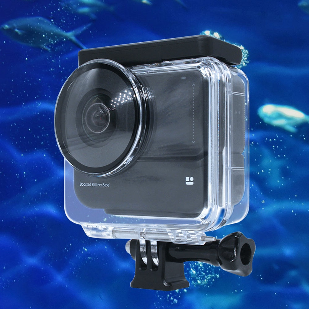 EWB7846 for Insta360 ONE R/RS Boosted Battery Base Diving Case Waterproof Housing Protective Cover Shell