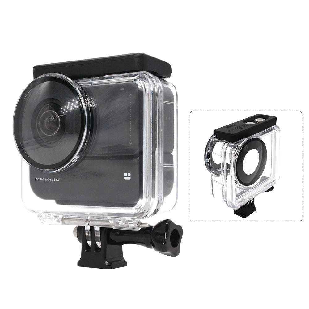 EWB7846 for Insta360 ONE R/RS Boosted Battery Base Diving Case Waterproof Housing Protective Cover Shell