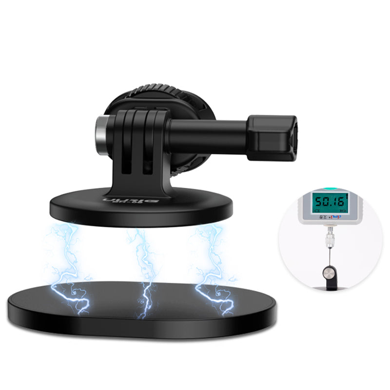 UURIG Magnetic Quick-Release Stand for GoPro Hero 8/9/10 Action Camera Holder with 1/4" Screw and Lanyard