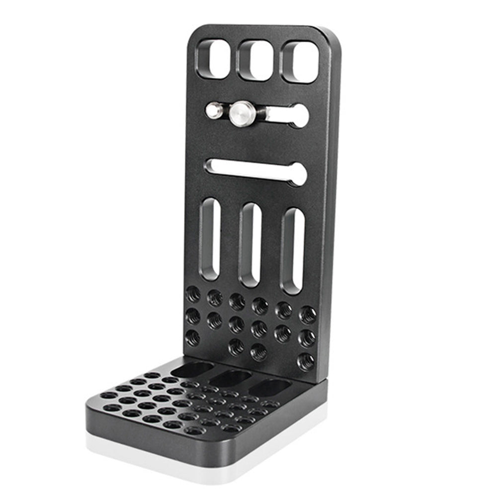 L130A Universal 1 / 4inch Screw Hole SLR Camera Bracket Mount Aluminum Alloy Vertical Shooting Plate