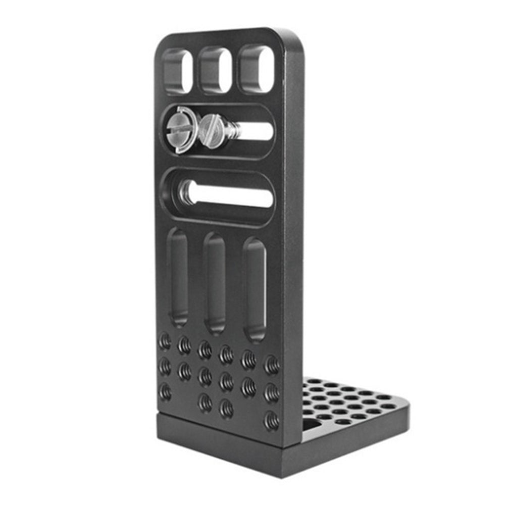 L130A Universal 1 / 4inch Screw Hole SLR Camera Bracket Mount Aluminum Alloy Vertical Shooting Plate
