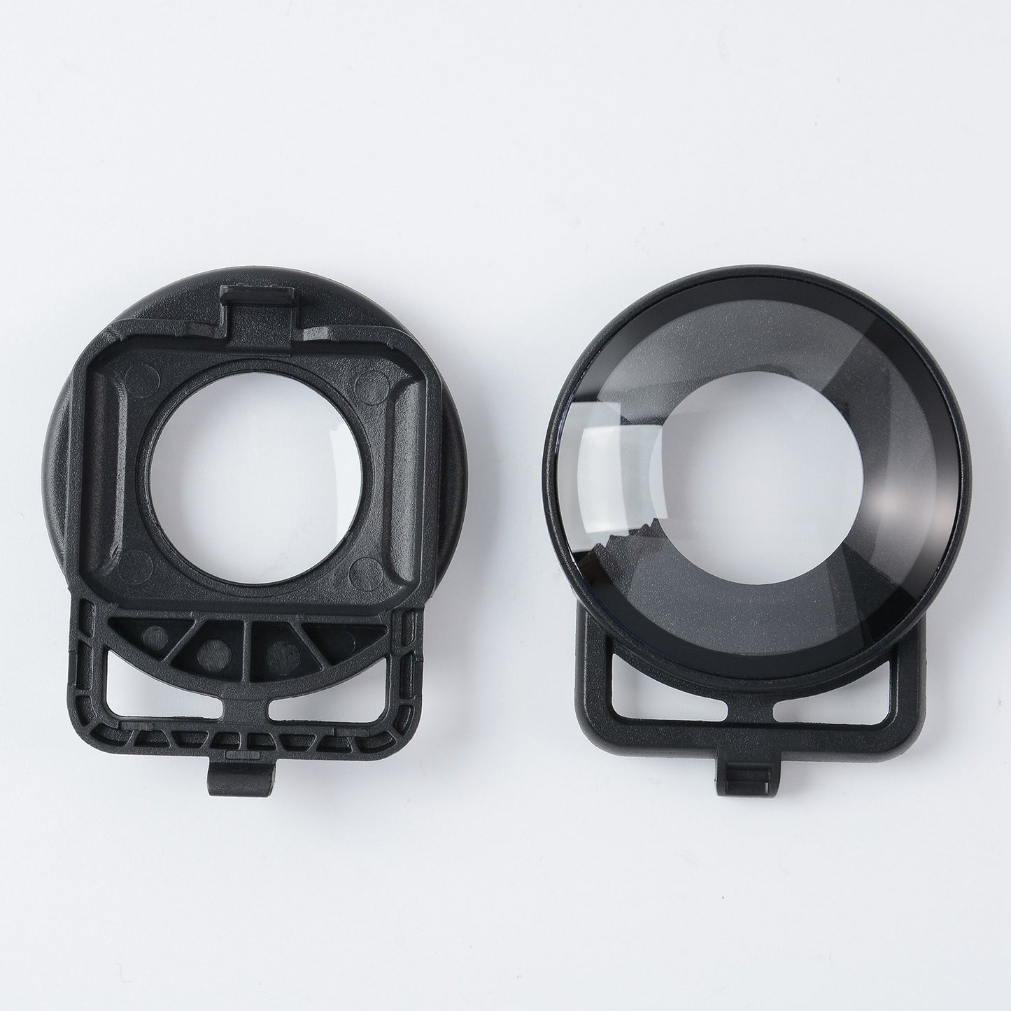 Uniqkart for Insta360 ONE RS Panorama Camera Lens AF AR Double Optical Coating HD Clear PC+ABS+Tempered Glass Camera Accessories