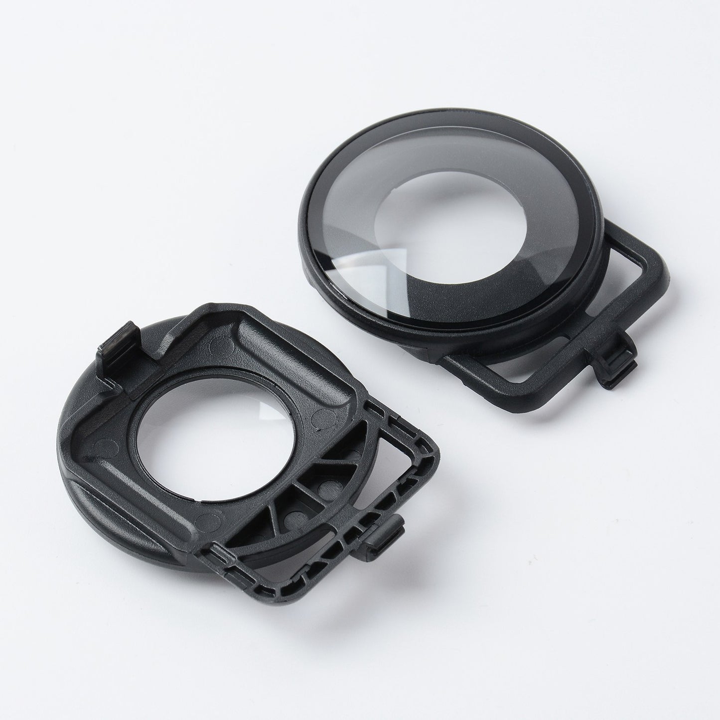 Uniqkart for Insta360 ONE RS Panorama Camera Lens AF AR Double Optical Coating HD Clear PC+ABS+Tempered Glass Camera Accessories